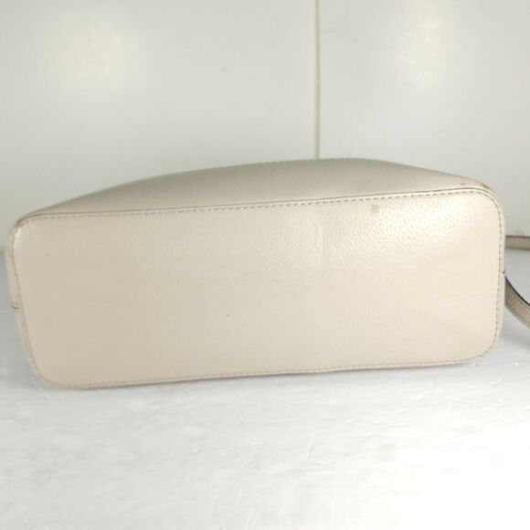 KATE SPADE NEW YORK Wellesley Rachelle ivory Leather Satchel Bag Purse - Picture 6 of 16